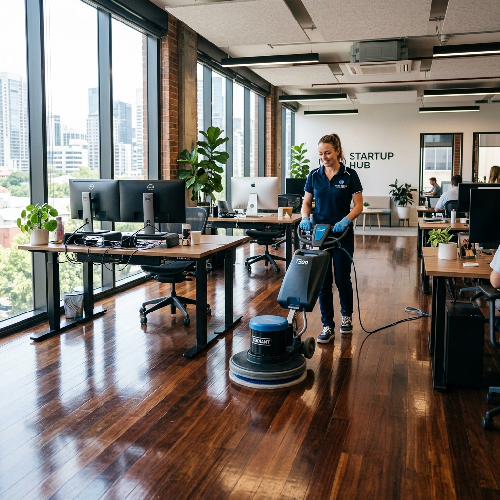 On-site cleaning teams managed end to end for commercial facilities